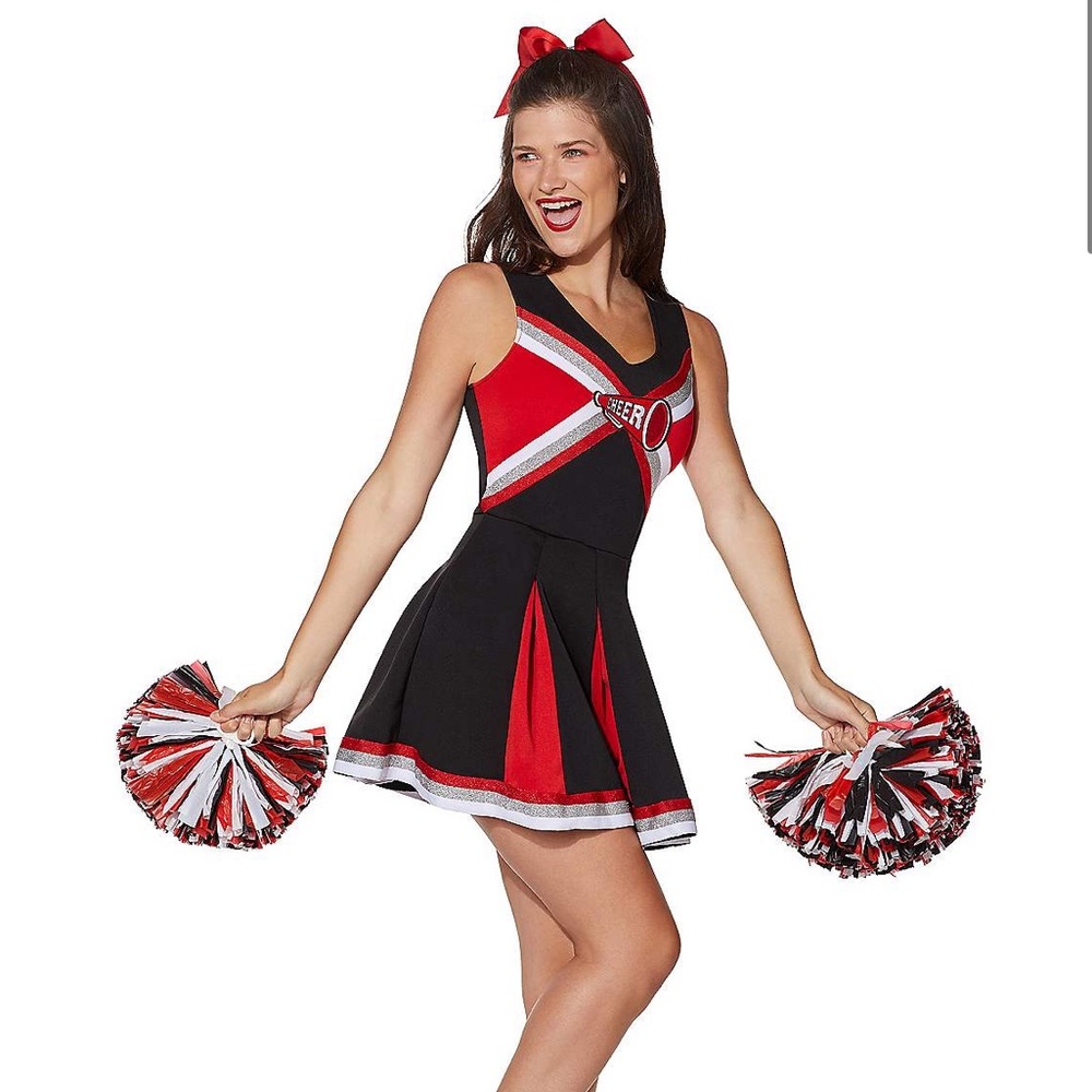 NWT Spirit Halloween full Cheerleader costume